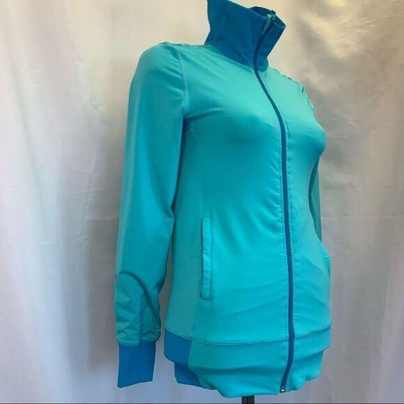Lululemon blue reversible raja zip up jacket - Picture 3 of 13
